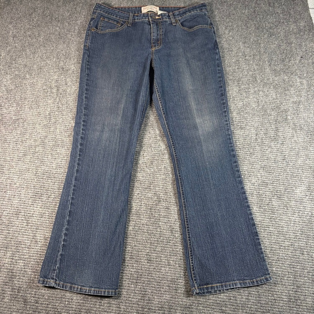 Levi Strauss Signature Bootcut Jeans Womens 10 Short Blue Excellent Low Rise